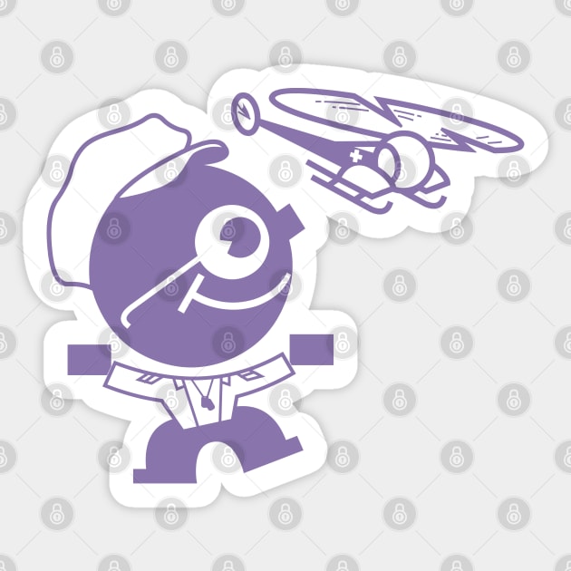 Grape Choppers Sticker by WayBack